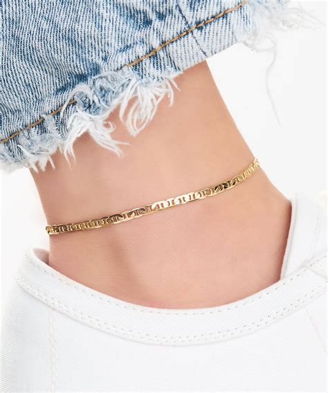 gold anklet amazon|beautiful gold anklets.